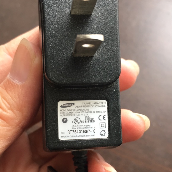 SAMSUNG Cell Phone Travel Wall Charger black S20-pin connector Adapter - Picture 4 of 8